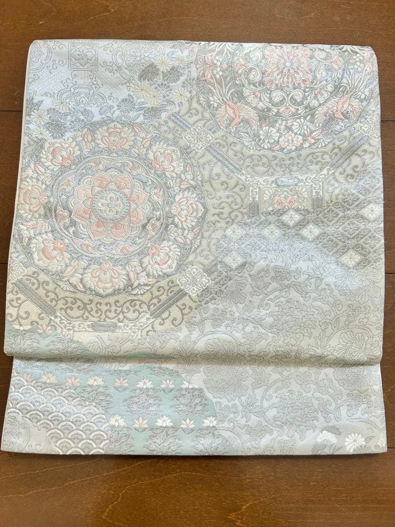 未使用　しつけ糸付き　豪華　総刺繍　正絹訪問着　フルセット4点　入学式　卒業式