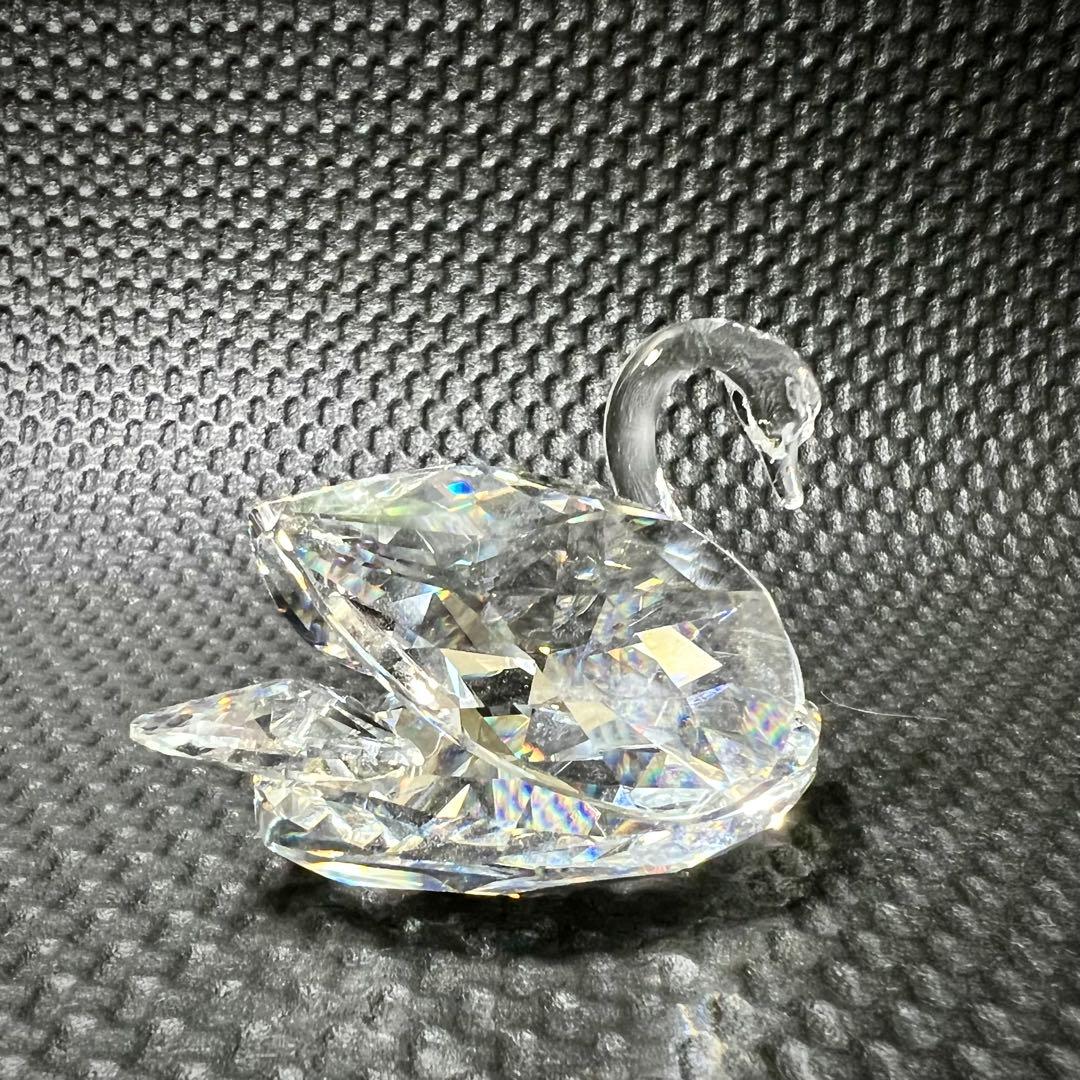 SWAROVSKI/スワロフスキー☆ファセットカット☆クリスタル☆親子スワン