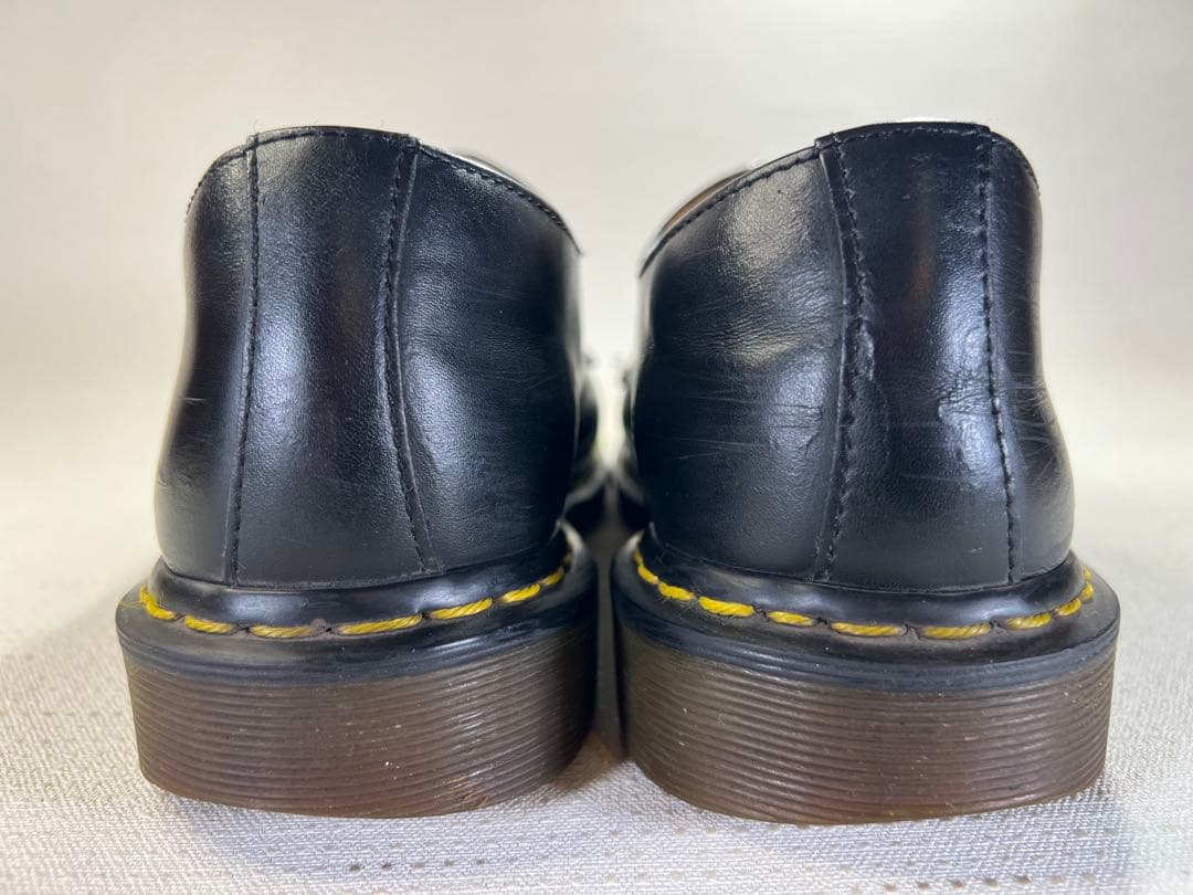 UK9_28cm Dr.Martens スチールトゥ 3EYESHOE 3ホール