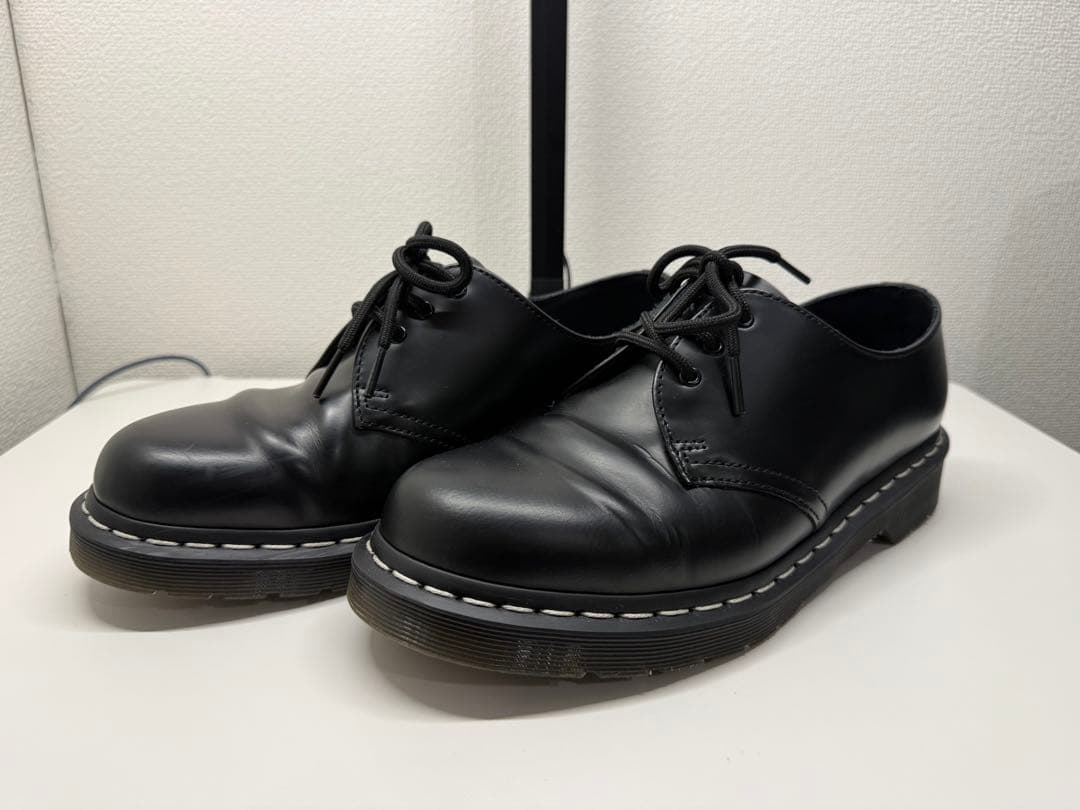 美品 Dr.Martens 1461ホワイトステッチ(日本限定)