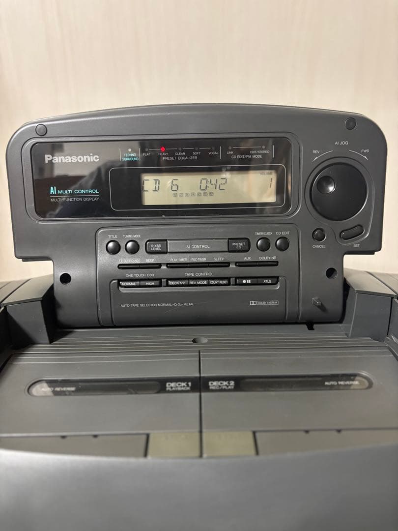 Panasonic パナソニック RX-DT707リモコン付コブラトップ