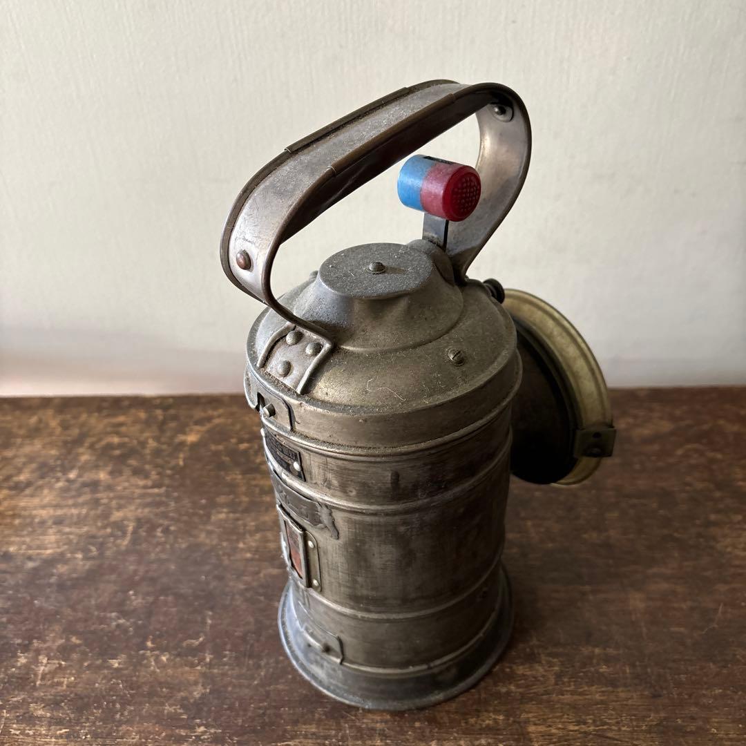 古い合図燈 ランタン(動作不可.欠品アリ.ジャンク品)カンテラ.国鉄.信号燈.