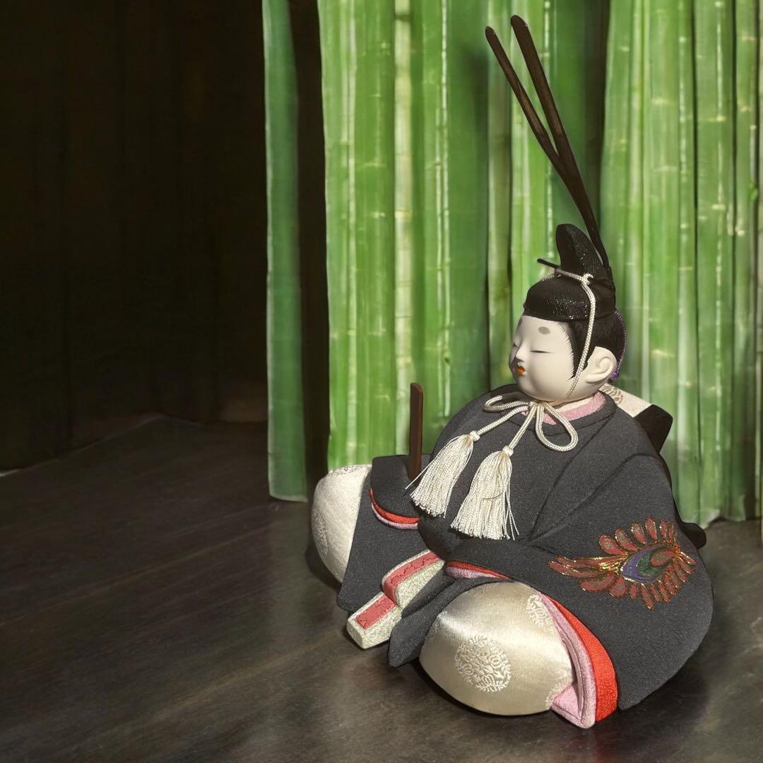 え 雛人形 無形文化財人形師 鈴木賢一 天宇 共箱 江戸 木目込み 人形