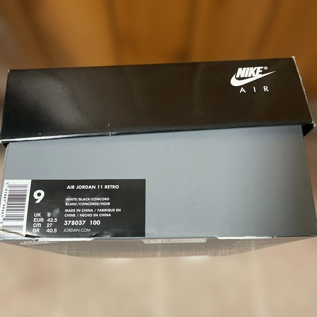 シューズ(男性用) NIKE AIR JORDAN 11 RETRO 9 (27cm)