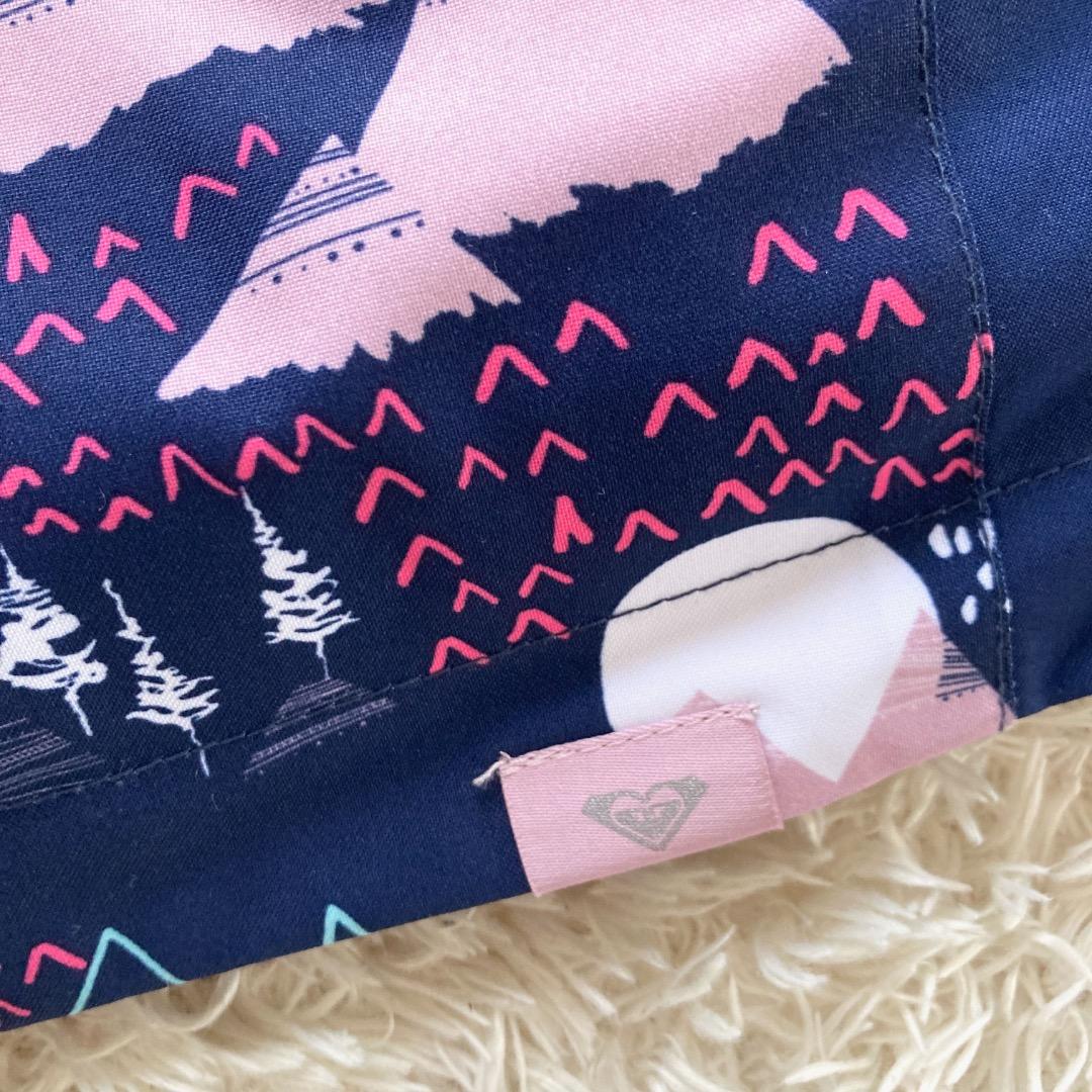 未使用 ROXY ロキシー スノージャケット スキーウェア 100cm 紺 紫