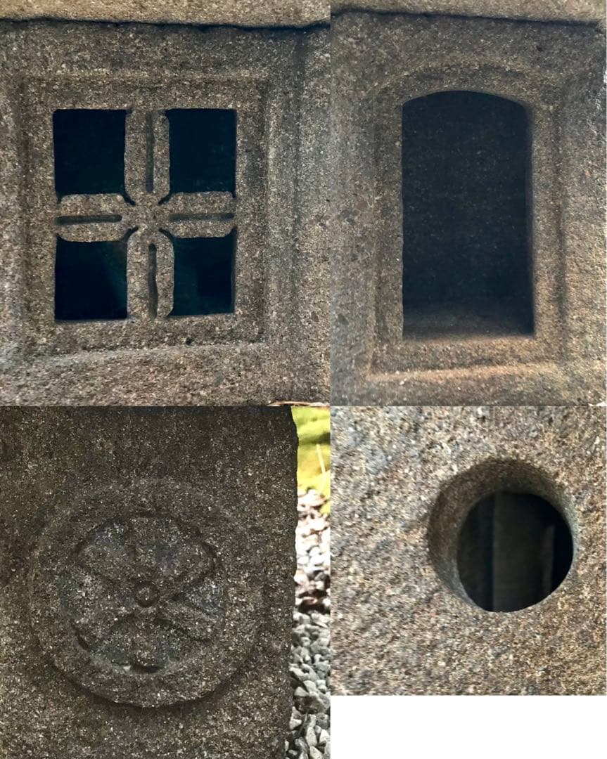 【山小屋風石灯篭・置灯篭・オブジェ・庭石】ガーデニング箱庭造園水石飾り石