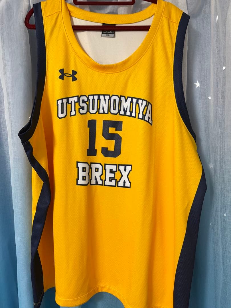 宇都宮ブレックス　#15 石川裕大選手サイン付ナンバーユニフォーム