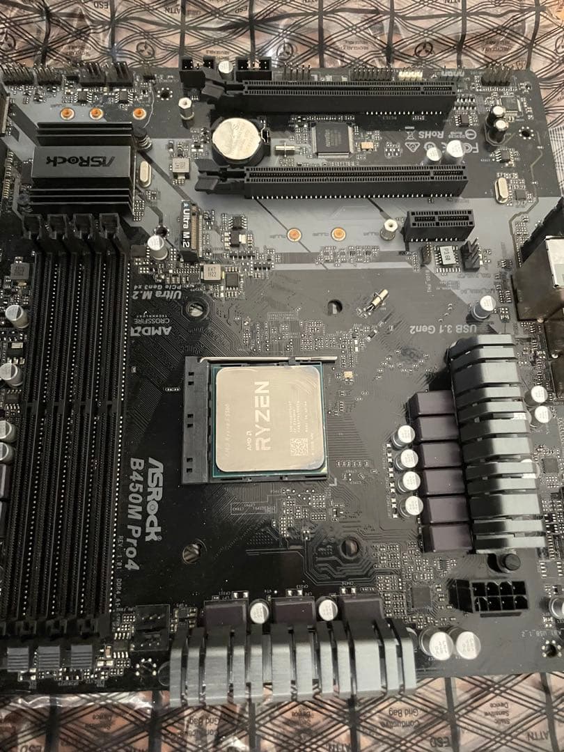 AMD Ryzen5 5500 マザボセット　動作確認済み