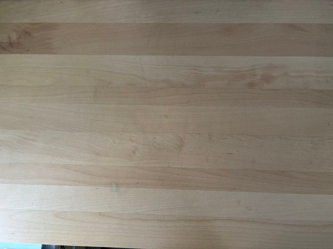 【8/4まで】無印良品　ブナ材デスク・幅１２０ｃｍ　ブナ材デスク用上置き棚付き