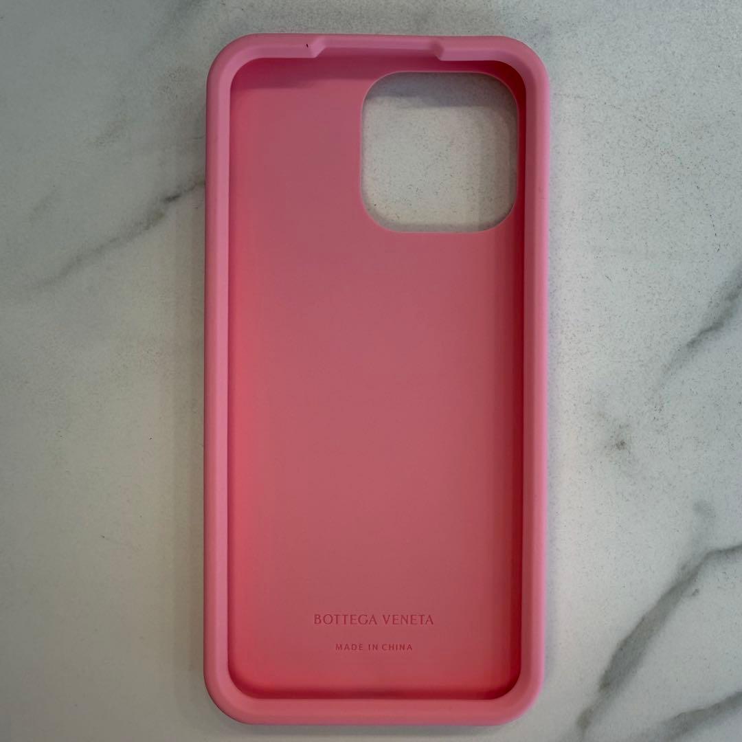 ボッテガヴェネタ ピンク ダイヤモンドパターン ソフトケース