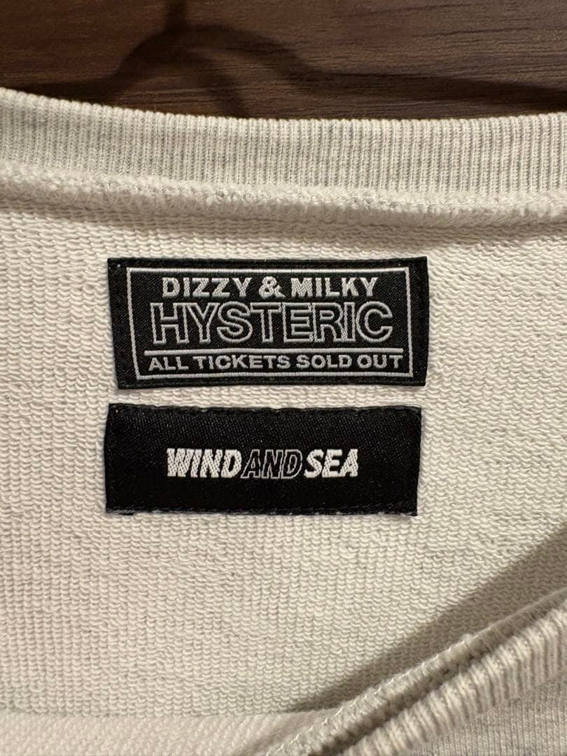 HYSTERIC GLAMOUR×WIND AND SEA スウェット