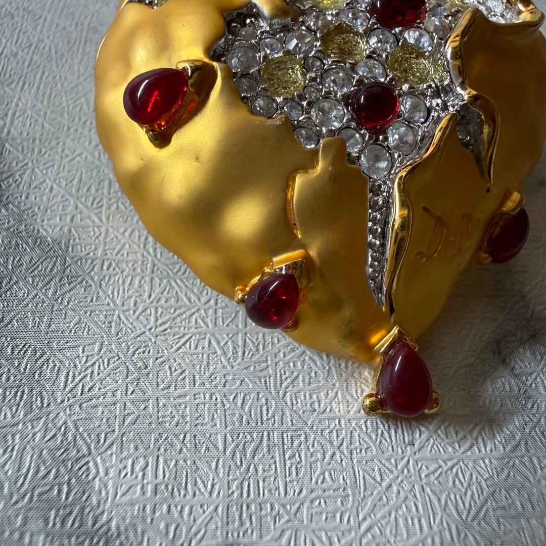 【訳あり/希少】DALI JOIES ダリ「王家の心臓」ブローチ 復刻品