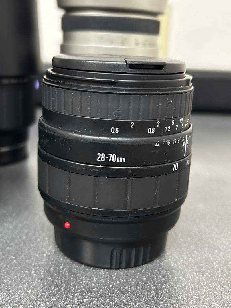 SONY α100 デジタル一眼レフカメラ　レンズ4個セット