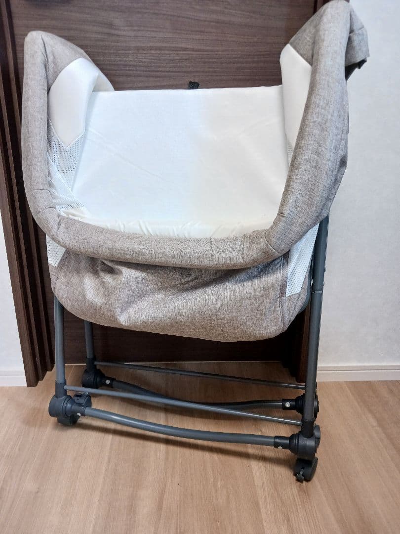 折りたたみベビーベッド マットレス付き