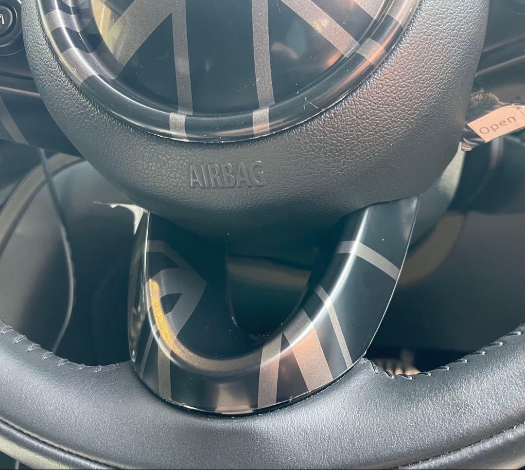 F系MINI ステアリングパネルカバーセット　ダークユニオンジャック　4点セット