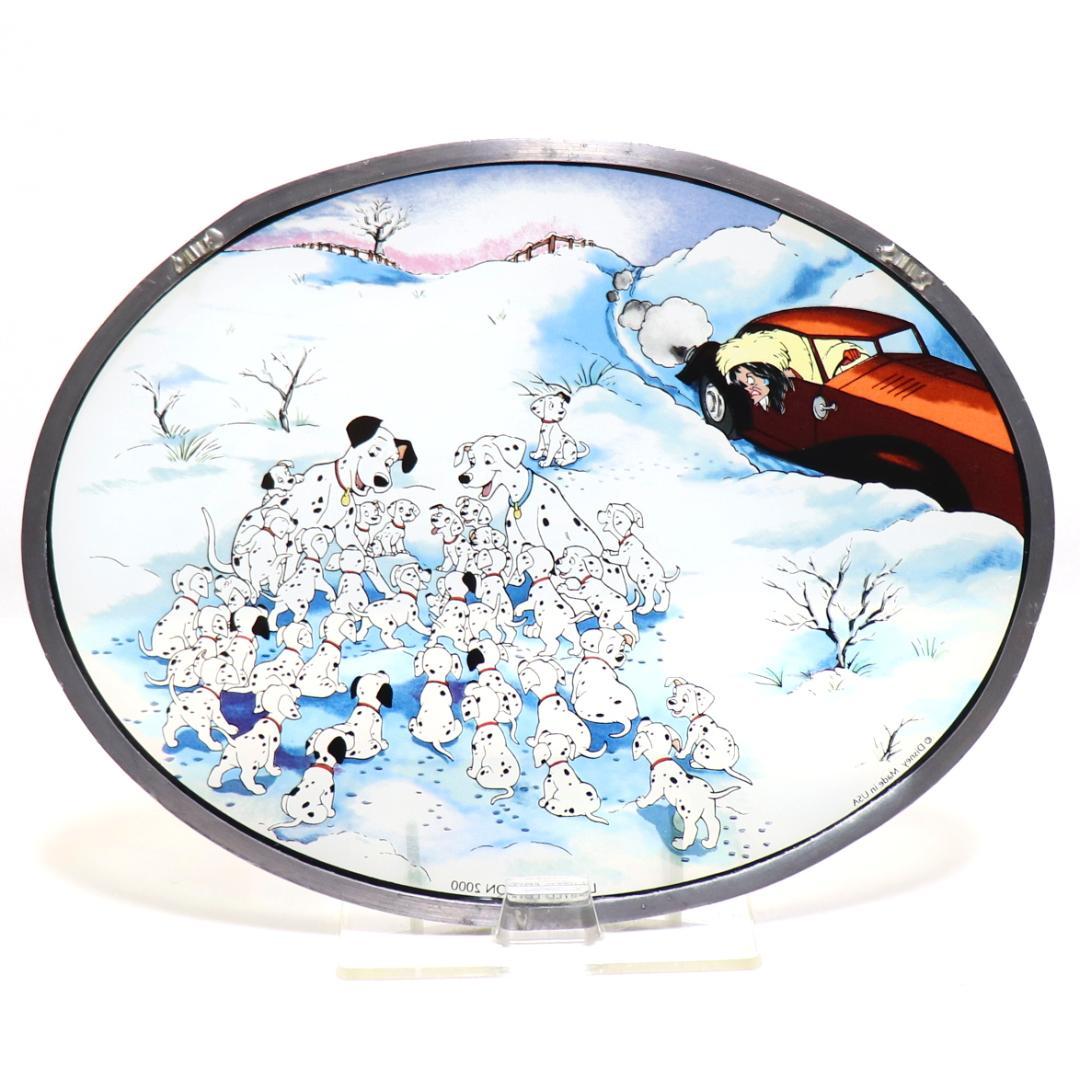 101匹わんちゃん ウォルト・ディズニー ヴィンテージ ステンドグラス 犬