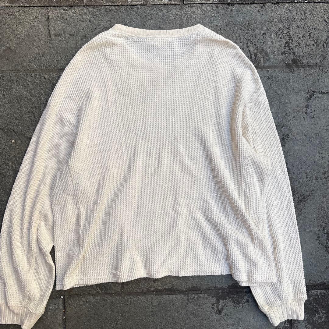 refomed サーマルロングスリーブ 綿　アイボリー コットン　リフォメッド