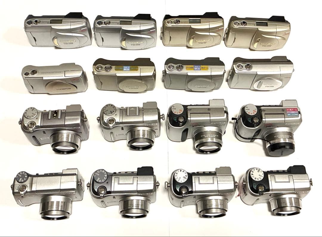 【OLYMPUS　CAMEDIA】 コンパクトデジタルカメラ 16台まとめ売り