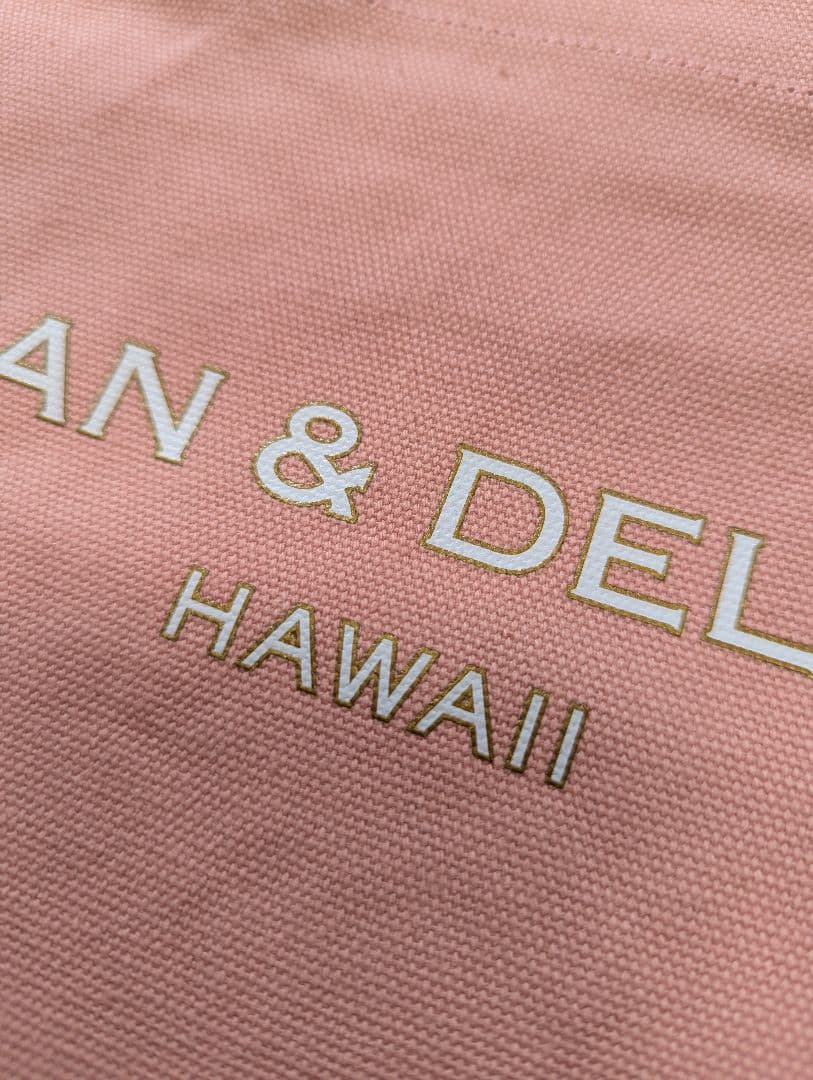 ＜新品＞ハワイ限定☆DEAN＆DELUCA☆トートSロイヤルピンク