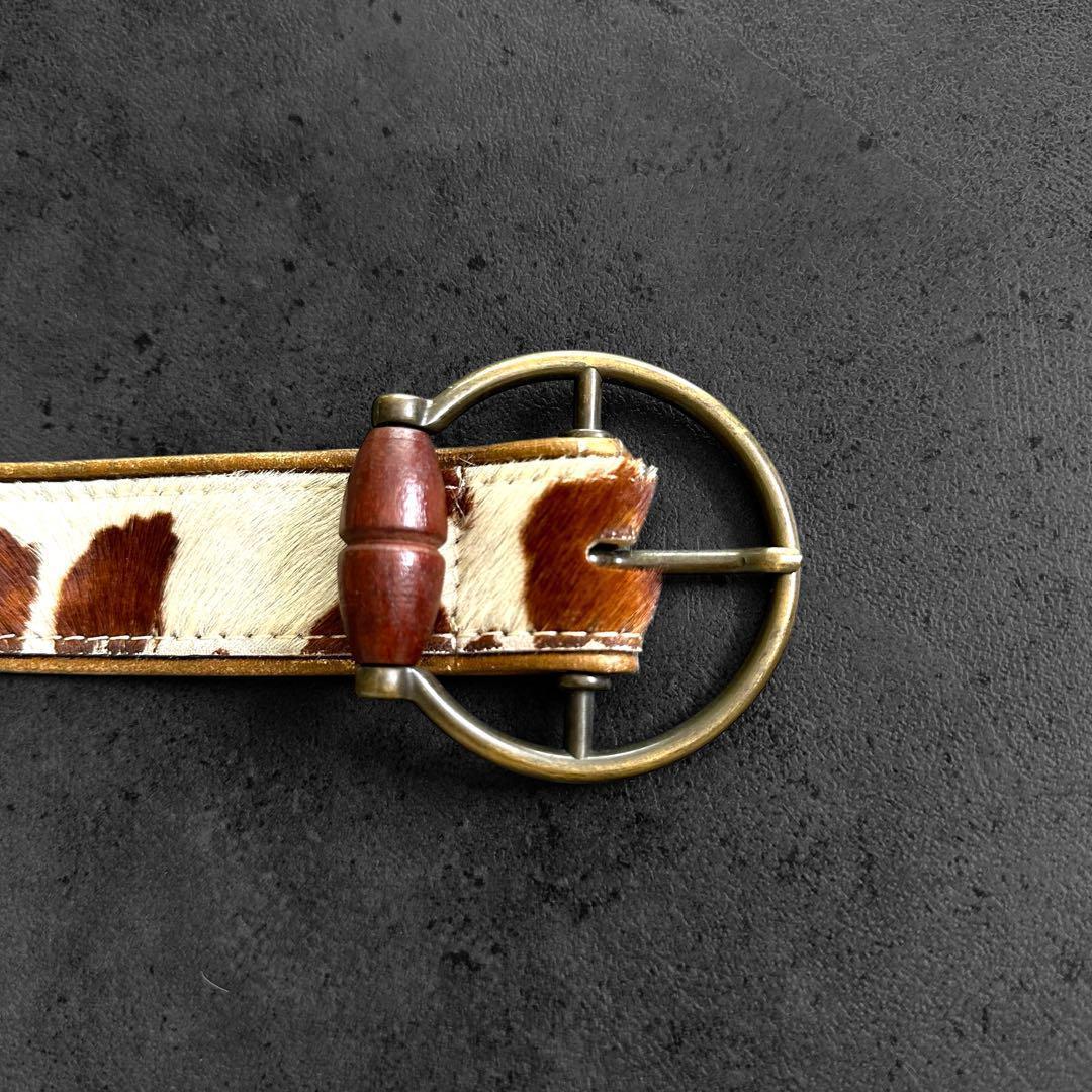 希少✨DOLCE&GABBANA Cow Harako Belt