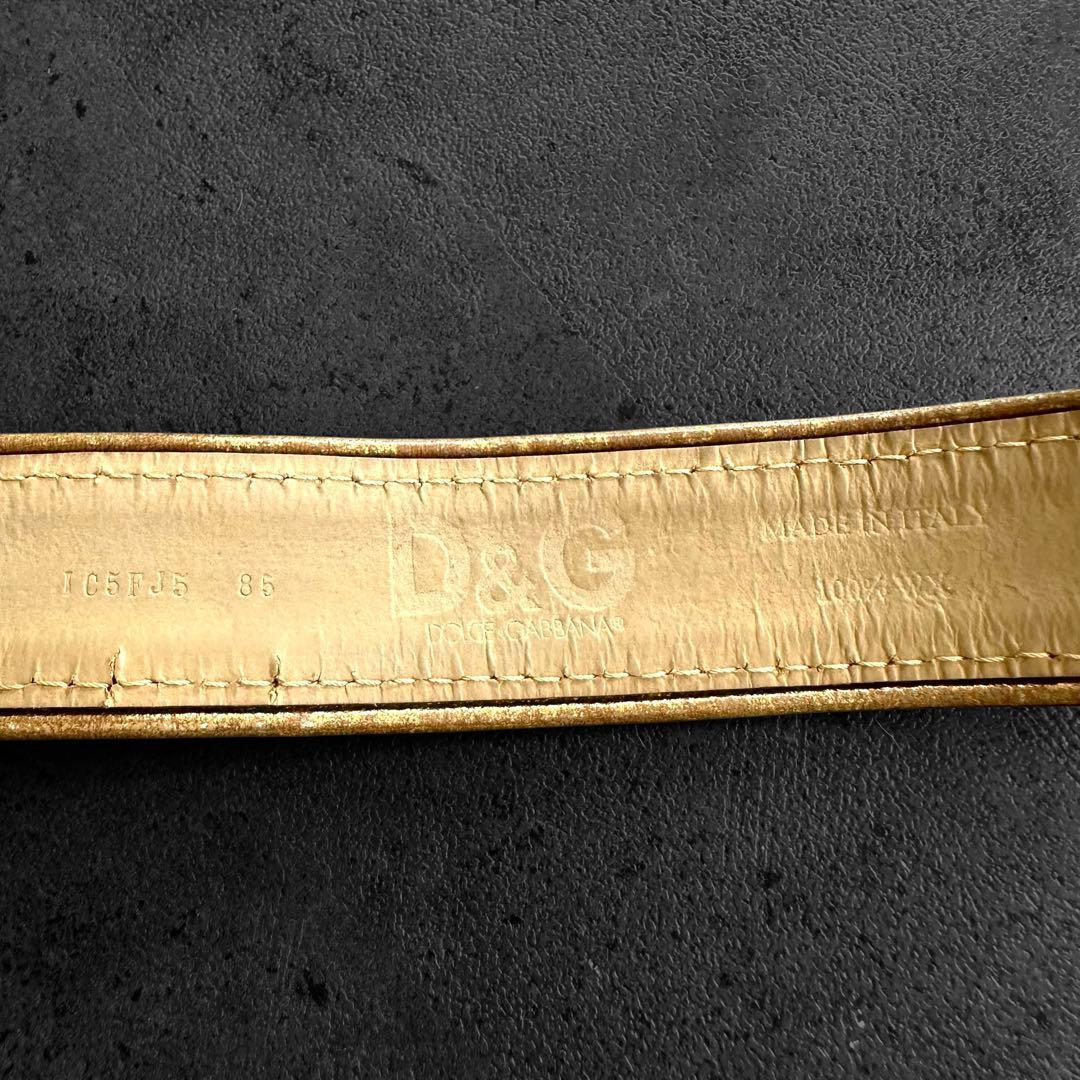 希少✨DOLCE&GABBANA Cow Harako Belt