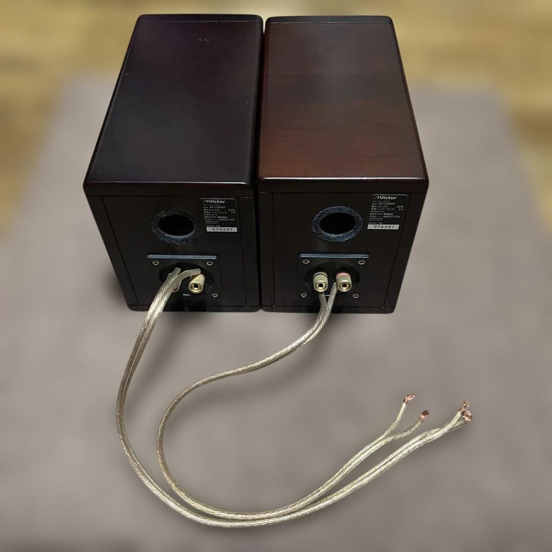 Victor コンパクトコンポ　CA-EXAR7 スピーカー左右　説明書付