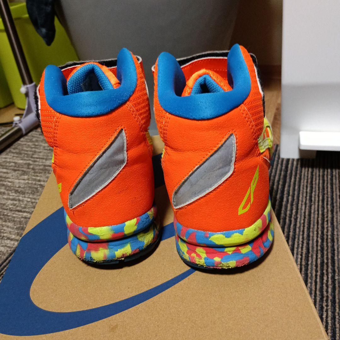 ASICS CP ハイカット安全靴 オレンジ/青