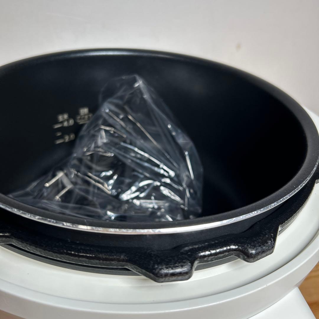 アイリスオーヤマ 電気圧力鍋「PC-MA4-W」ホワイト ★超美品‼︎ 保管品