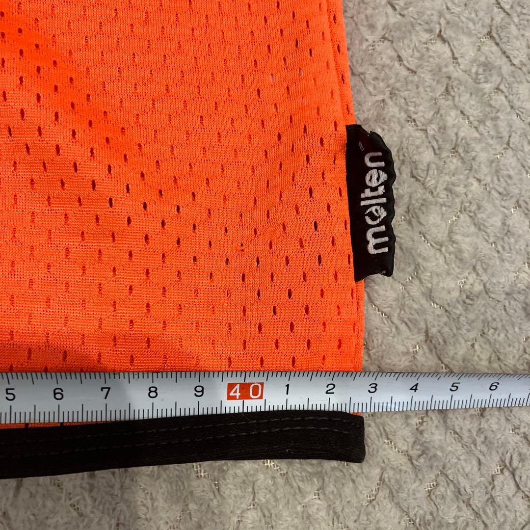 ボランチmolten 蛍光イエローオレンジブルー　ビブス