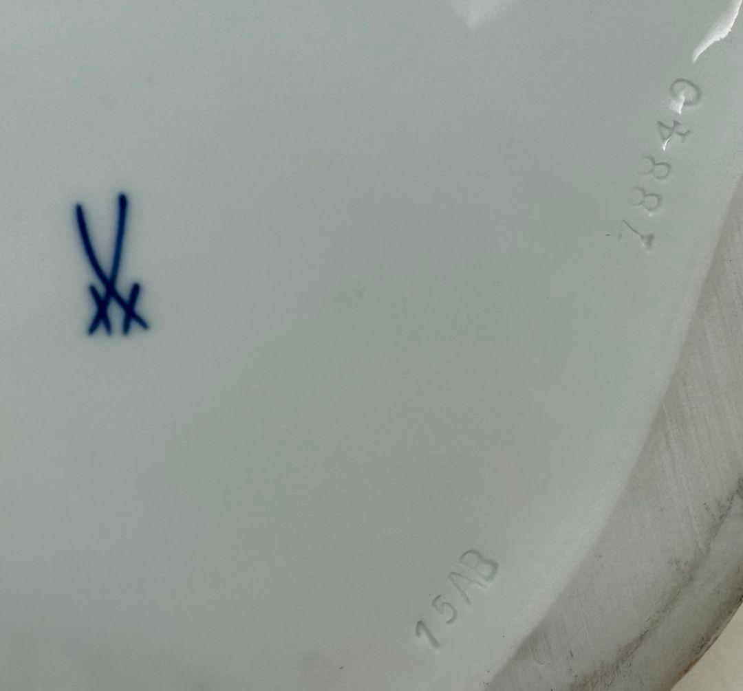 マイセン　二匹の猫　フィギュリン　陶器置物　オットー・ピルツ　アール・ヌーヴォー