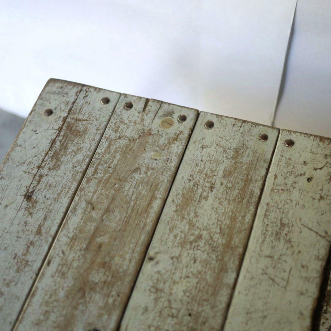 台　スツール　アンティーク　レトロ　踏み台　インテリア　店舗什器