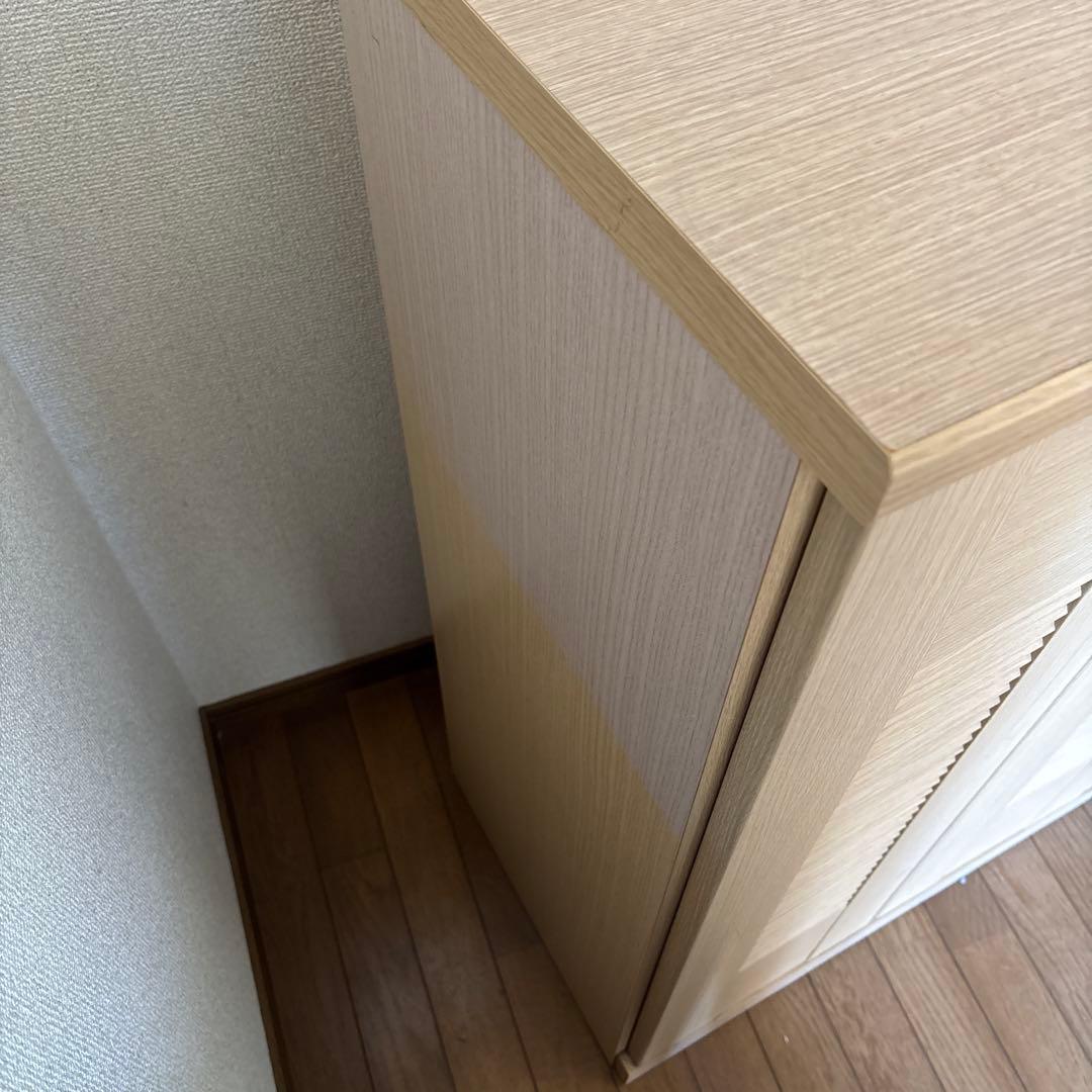 木製シューズボックス　シューズラック靴箱靴棚下駄
