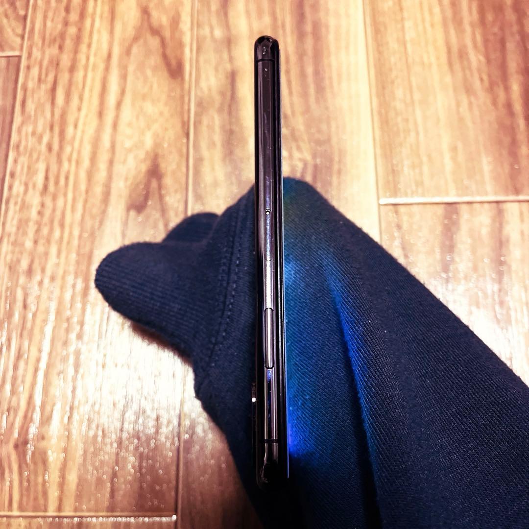 【美品】iPhoneX 64GB スペースグレイ simフリーバッテリー100%