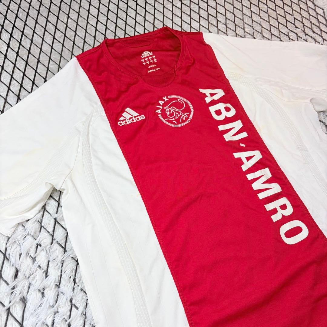 美品　adidas AJAXユニフォーム　Oサイズ　ユニフォームコーデ