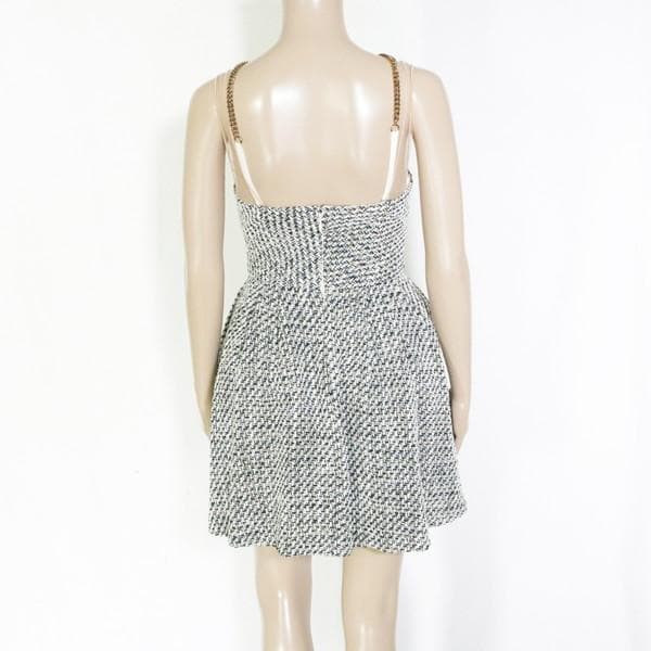 新品 エリザベッタフランキ ツイード調ワンピース 38 EOP1661 Sサイズ