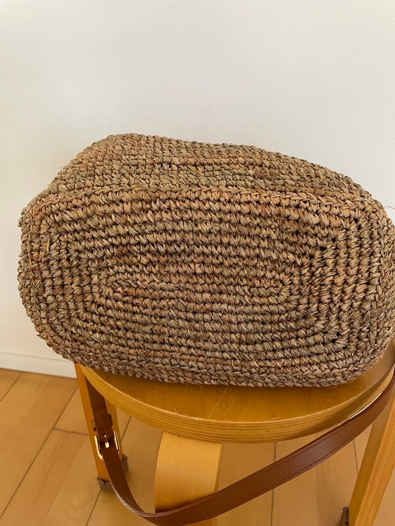 ヴィオラドーロ MIRO 2wayラフィアトートバッグ、かごバック