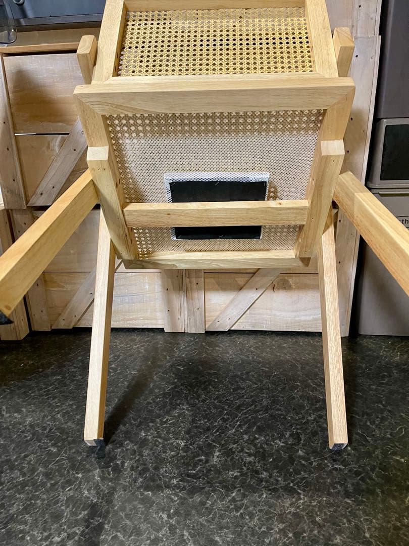 ピエールジャンヌレ ブイレッグオフィスチェア リプロダクト品 チェア ラタン