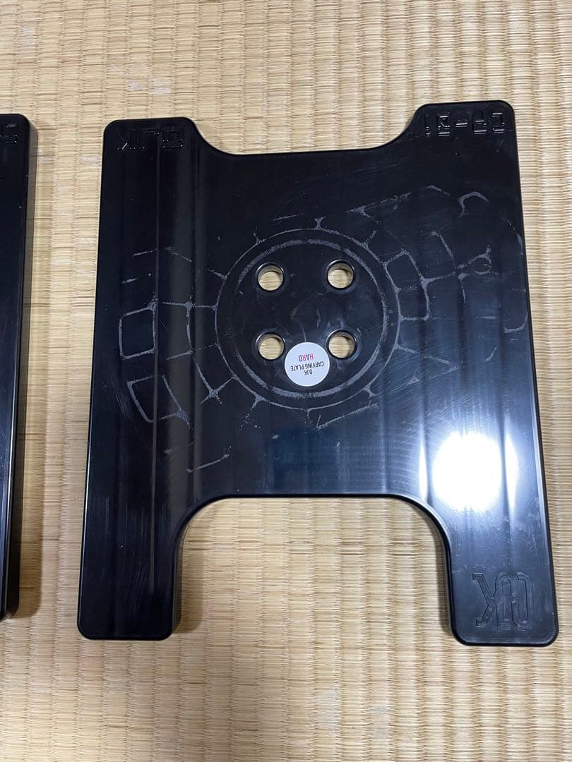 スノーボード用プレート ブラック ボルトセット