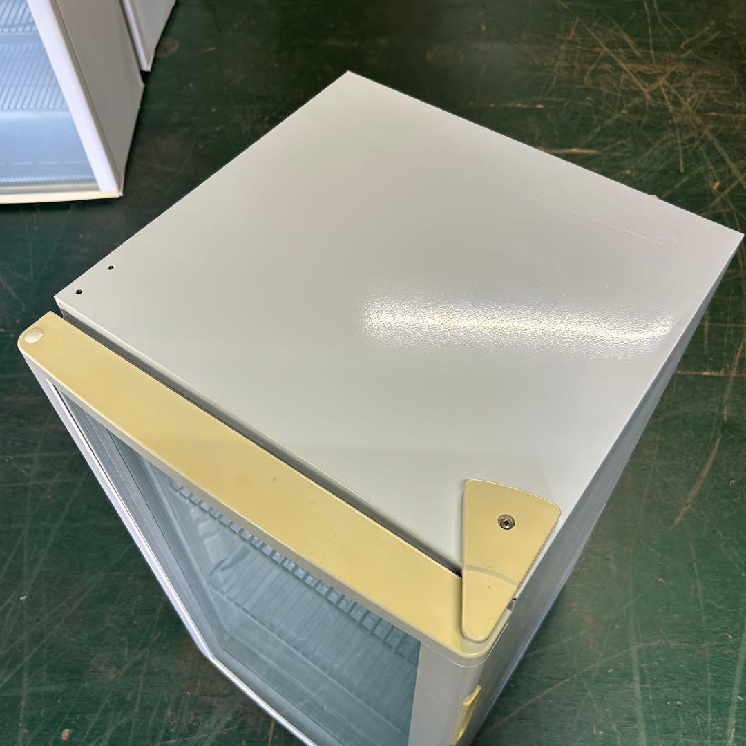 134業務用 冷蔵ショーケース オフィスコンビニ XW-105 左右開き 小型