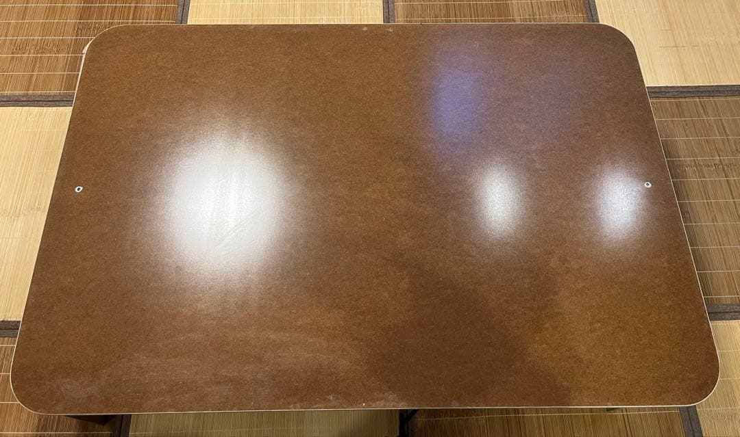 木目調長方形こたつ　幅120×長さ80×高さ36(41)cm