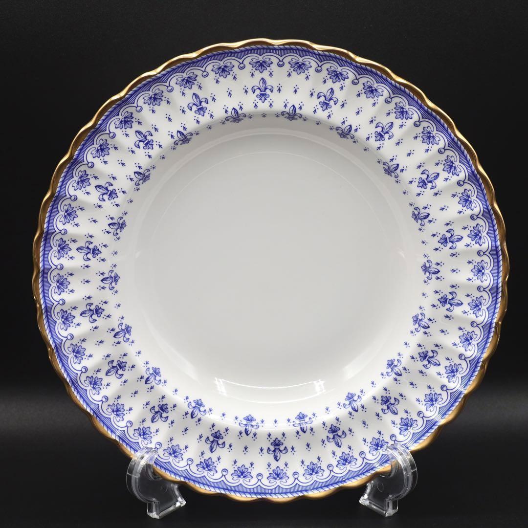 ぴ*ん様 スポード フルール・ド・リス 23.5cm ディーププレート 6枚セッ