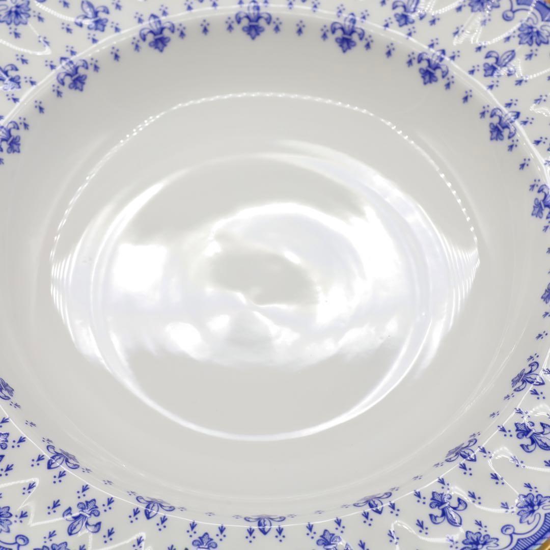 ぴ*ん様 スポード フルール・ド・リス 23.5cm ディーププレート 6枚セッ