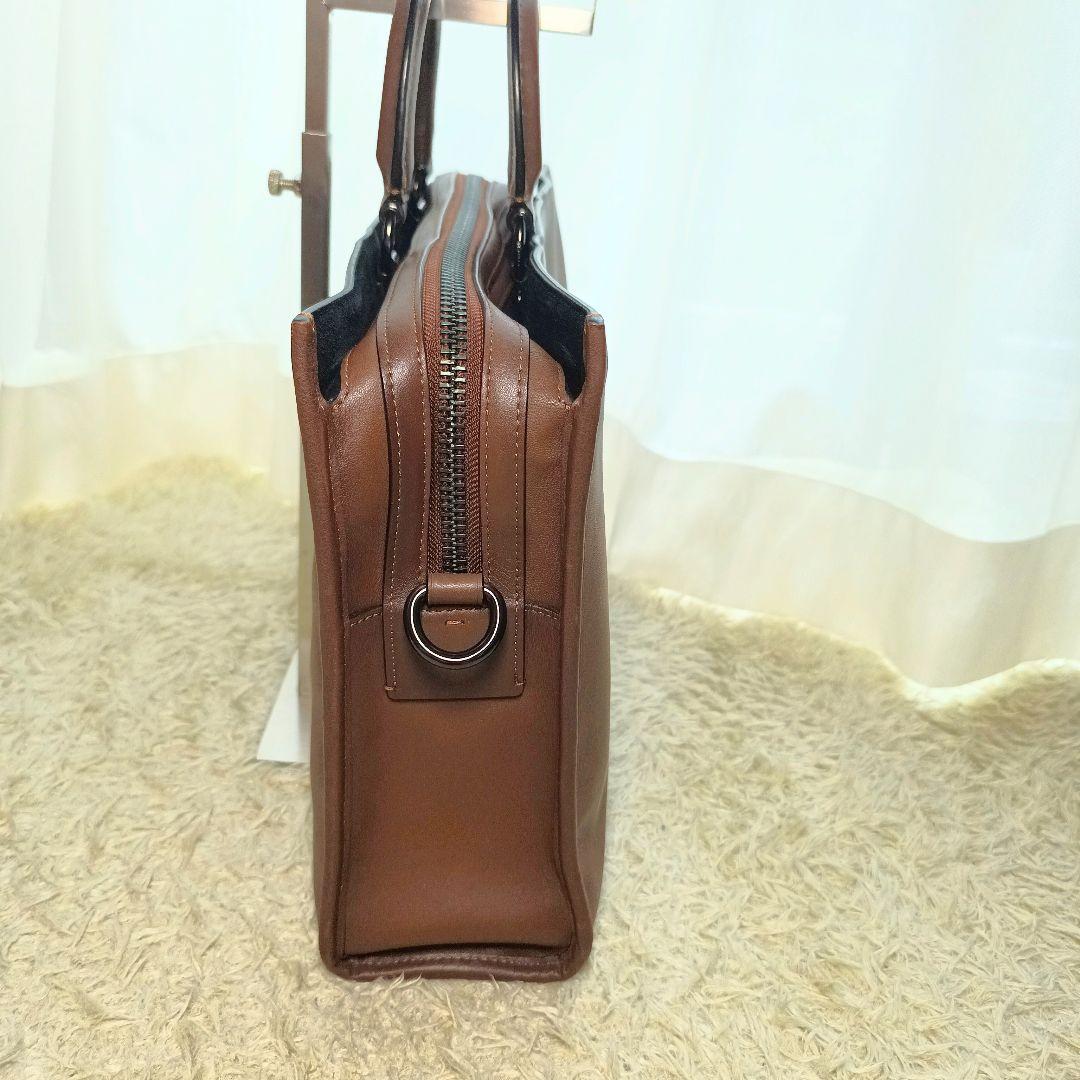 コーチ　ローグ　ブリーフ　ビジネスバッグ　グラブタンレザー　高級ライン