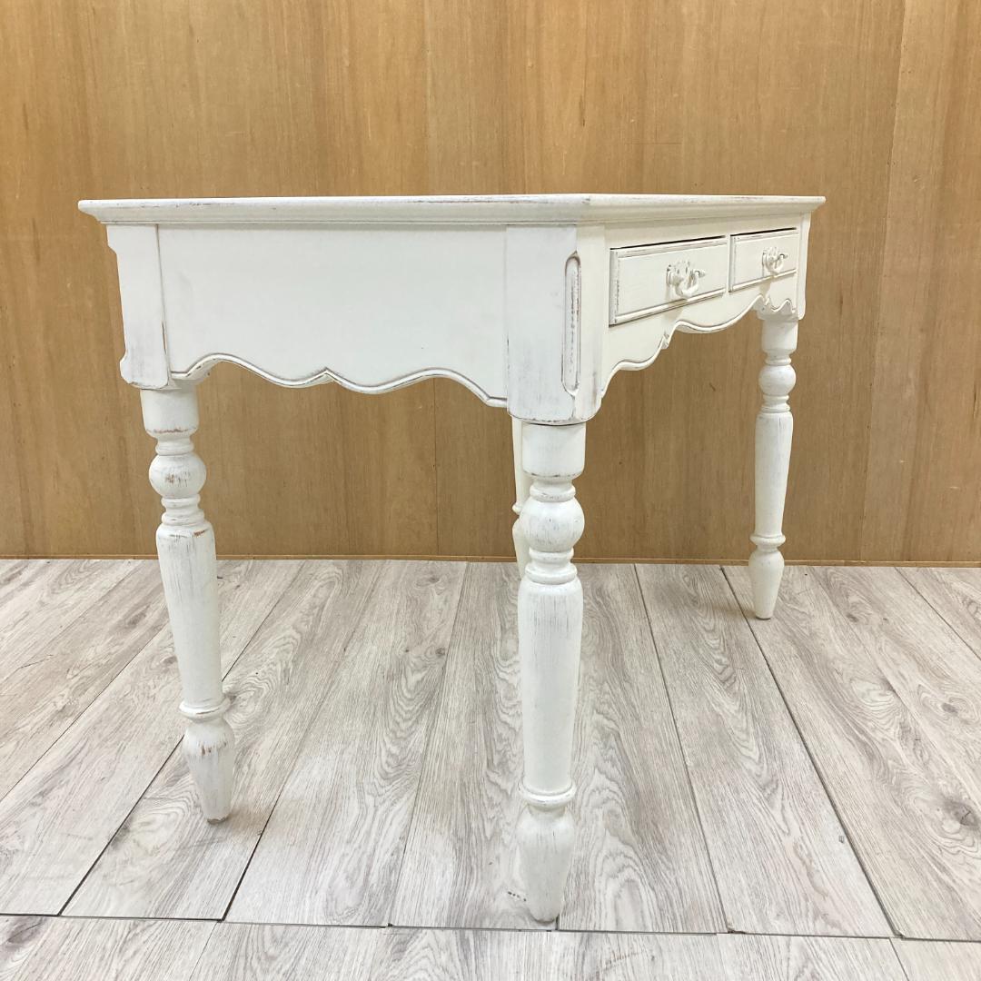 展示品　起立木工　パイン材　姫系　アンティーク調　デスク　机