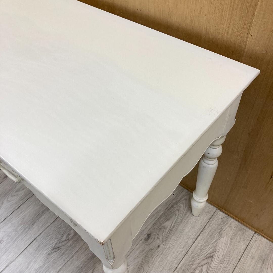 展示品　起立木工　パイン材　姫系　アンティーク調　デスク　机