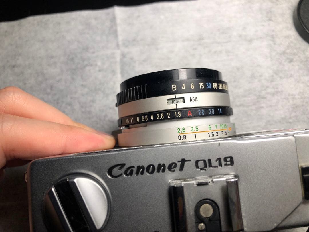 分解整備済Canon QL19 GIII フィルムカメラ 作動完璧確認 実用良品