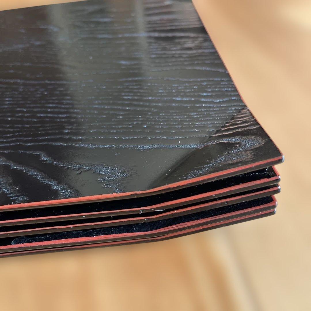 越前塗り銘々盆5枚組