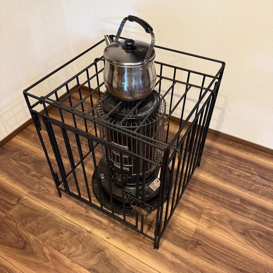 トヨトミ対流型石油ストーブ KS-67H対応 ストーブガード異形鉄筋無