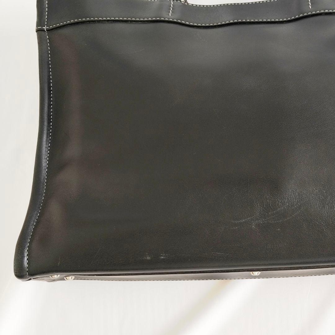 【美品】土屋鞄　プロータ　ビジネスバッグ　ブリーフケース　防水　黒　レザー