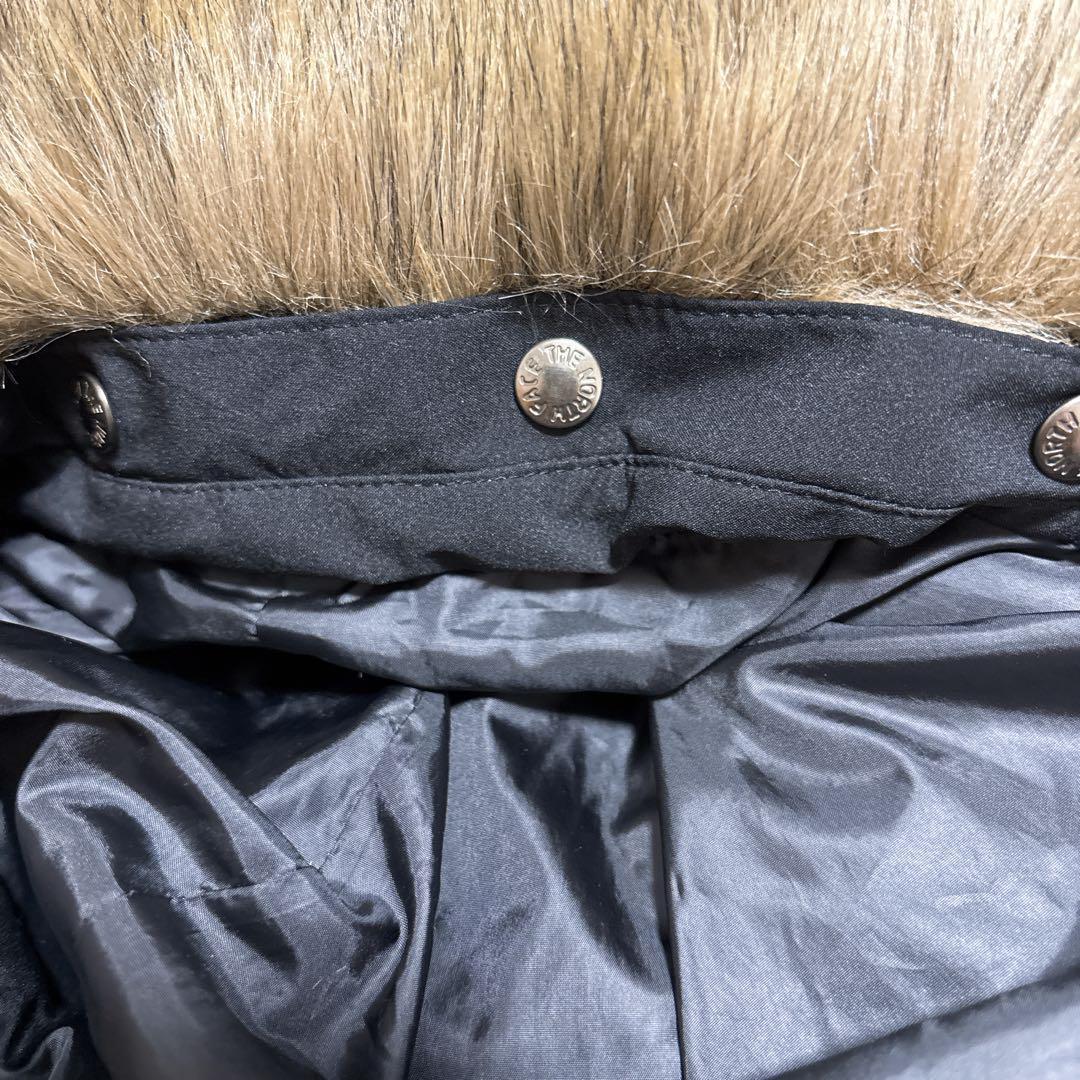 ノースフェイス ロング ダウンジャケット コート ファー ドライベント 120